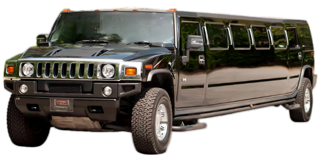 How many people can fit in a hummer limo? 2 Hummer H2 Elegant Luxury Limo