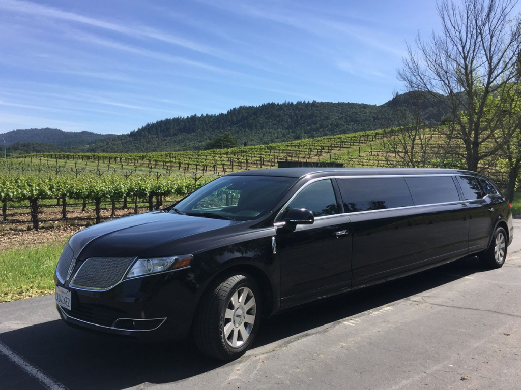 Elegant luxury limo